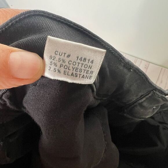 J Brand Mid Rise Rail Jeans Graphite Black - Picture 9 of 15